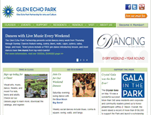 Tablet Screenshot of glenechopark.org